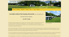 Desktop Screenshot of campingveenweide.nl