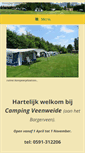 Mobile Screenshot of campingveenweide.nl