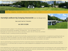 Tablet Screenshot of campingveenweide.nl